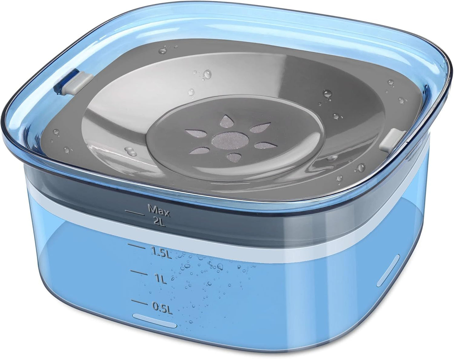2L Pet Water Bowl - Clean Hydration For Your Pets