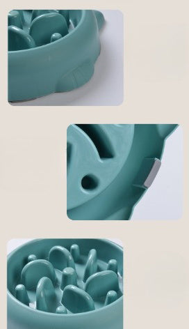 Anti-Choke Slow Feeder Pet Bowl