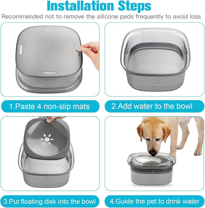 2L Pet Water Bowl - Clean Hydration For Your Pets
