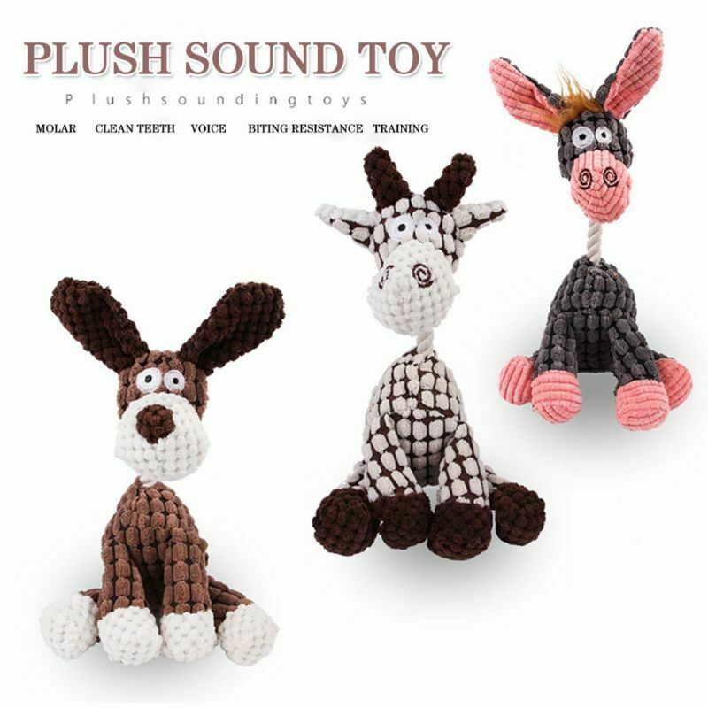 Dog Plush Toy - Soft & Squeaky, Your Pet's Best Friend
