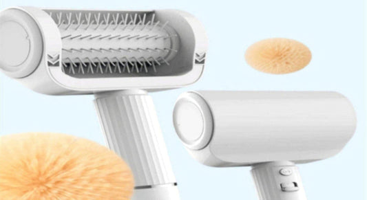 Electric Grooming Comb - Removes Loose Hair & Tangles